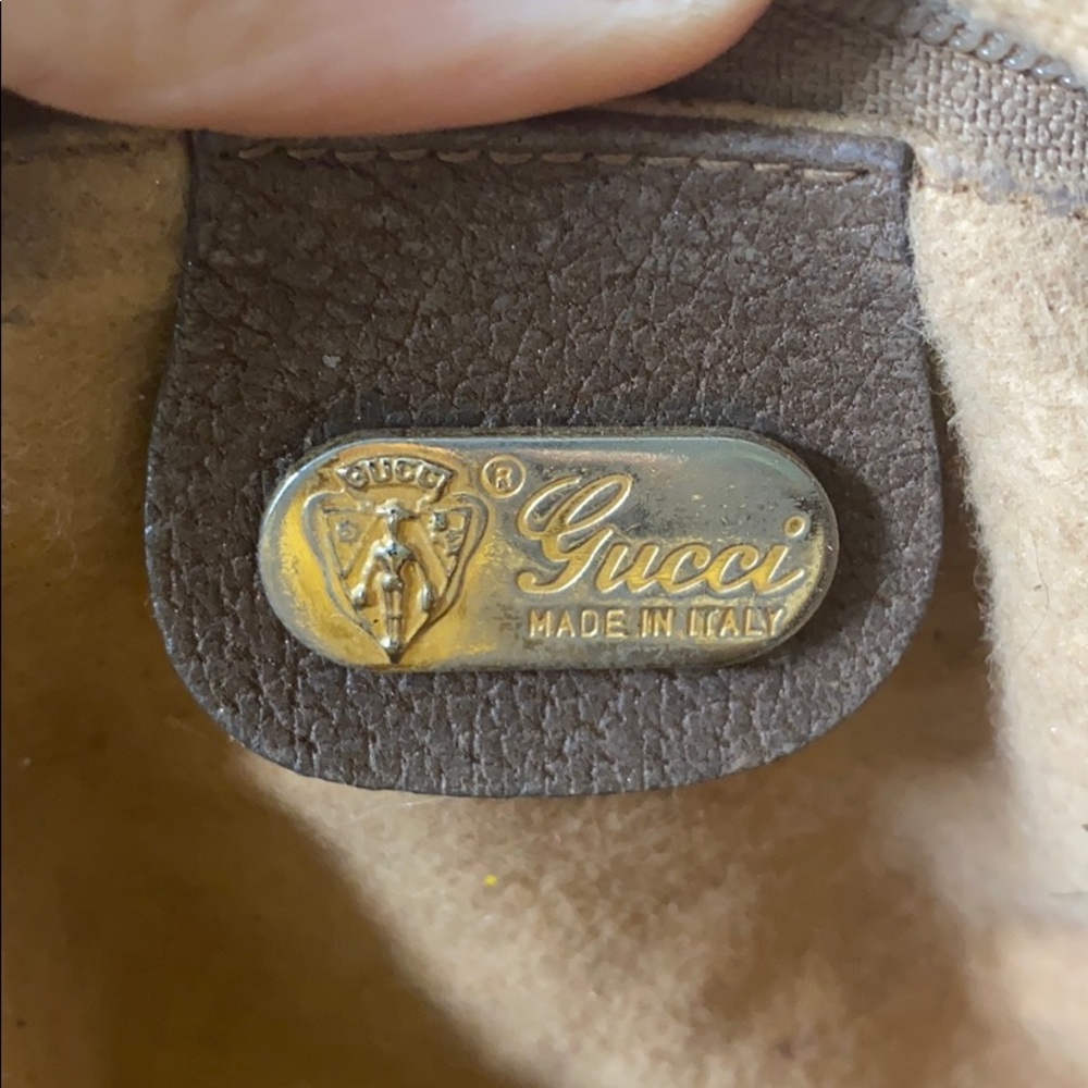 Authentic Gucci Monogram Makeup Bag - image 8